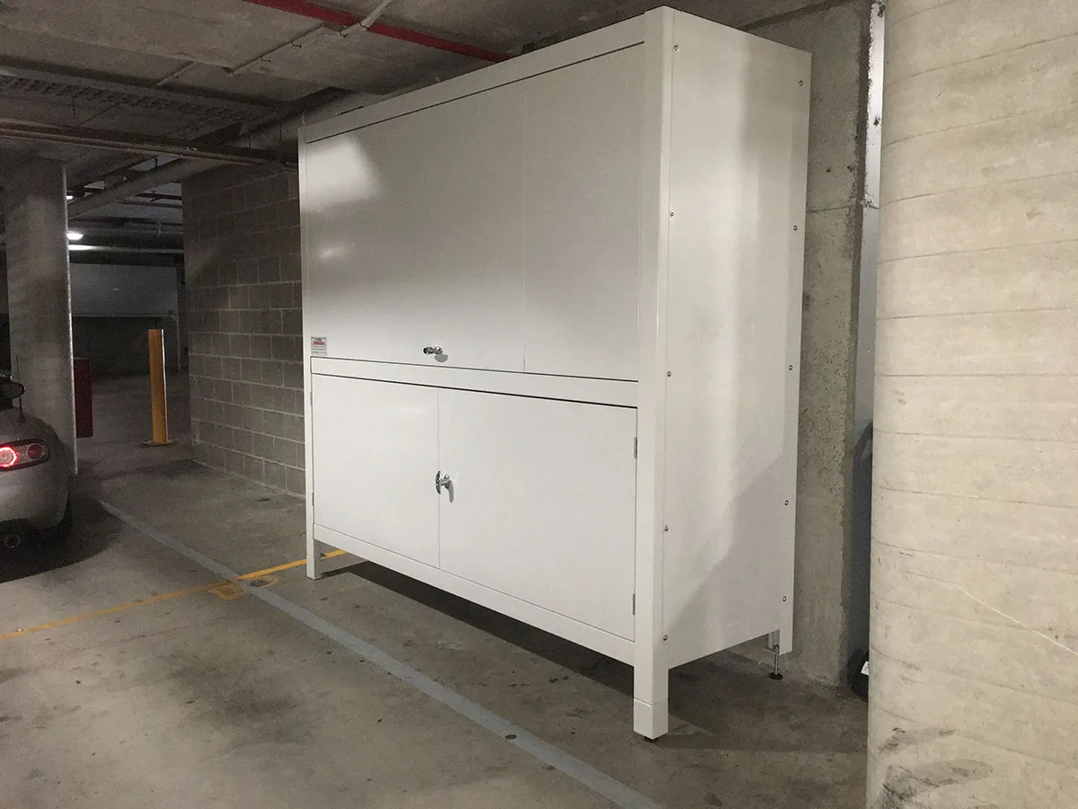 Double Decker Garage Storage Installed