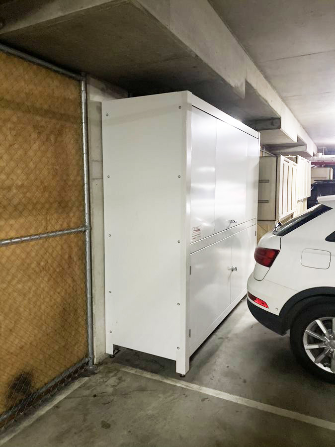 extra storage for apartment car parks